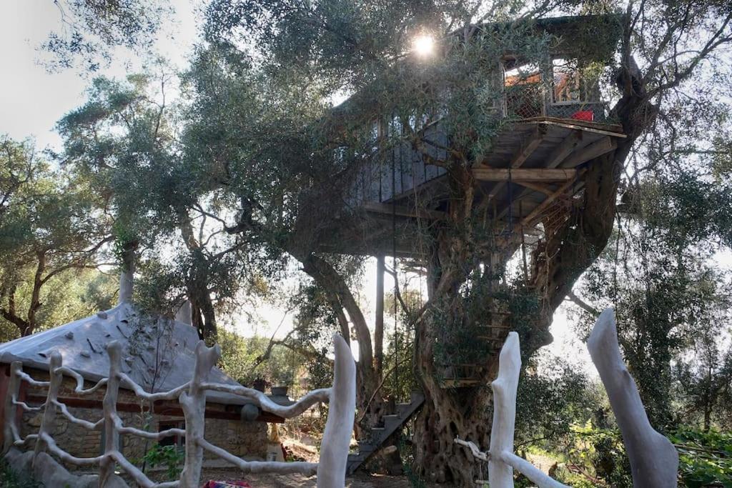 Margaritis'S Treehouse Villa Paramonas  Exterior foto