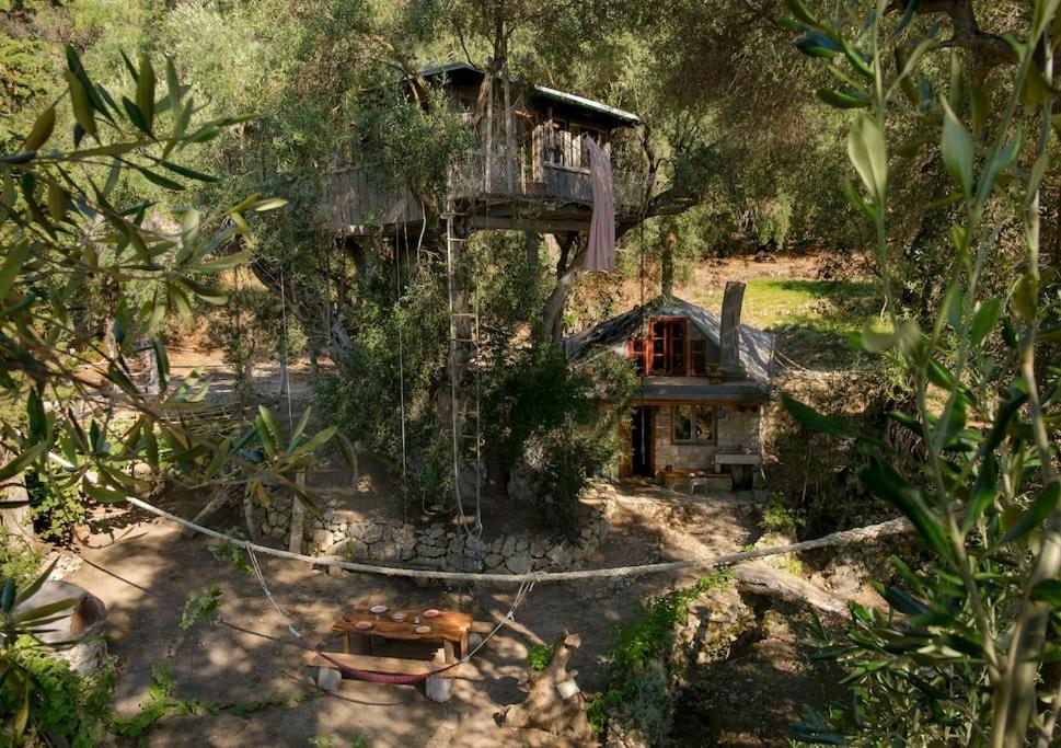 Margaritis'S Treehouse Villa Paramonas  Exterior foto